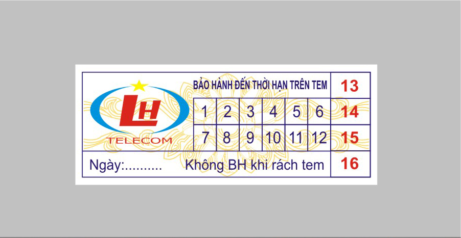 tem bảo hành