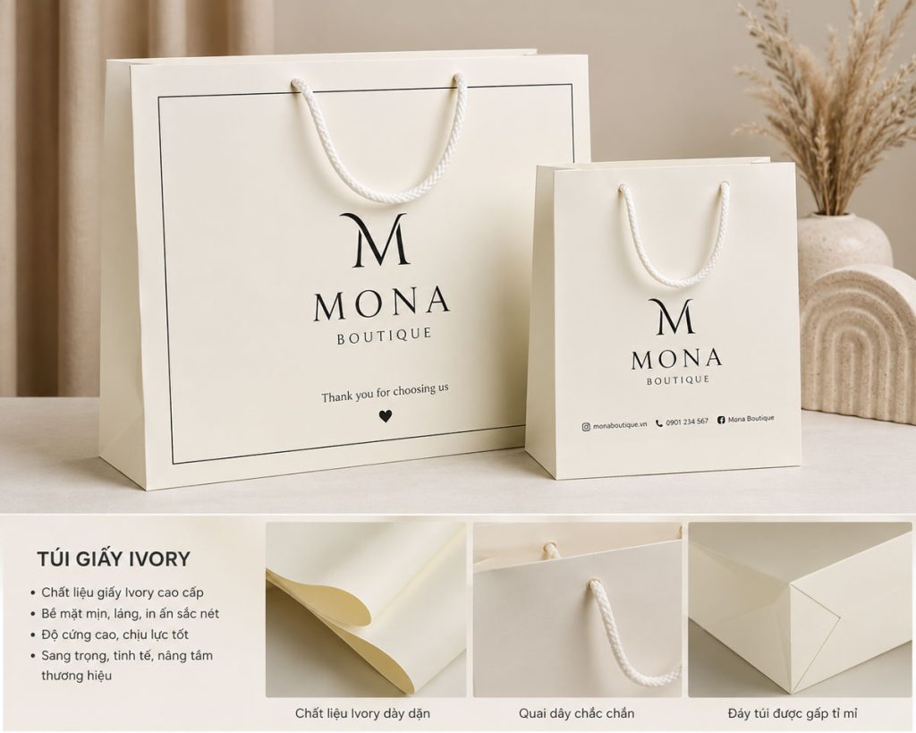 tui giay shop quan ao chat lieu giay ivory