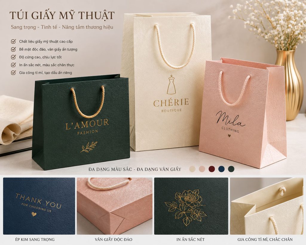 tui giay shop quan ao chat lieu giay my thuat