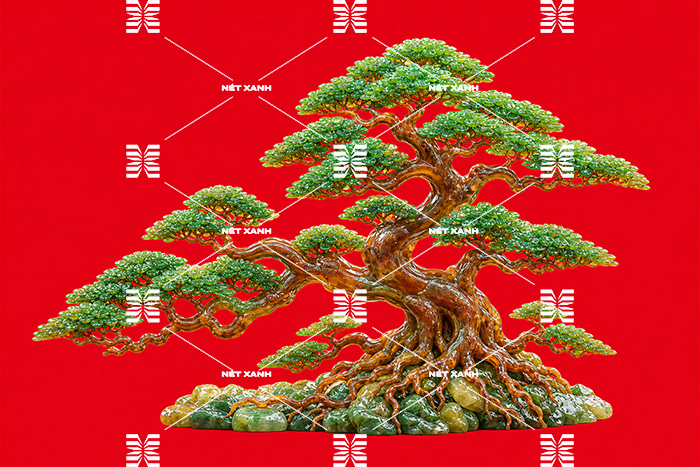 file cây bonsai tết